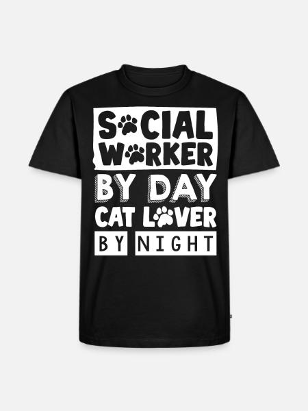 Social worker - Men's Premium Organic T-Shirt - black