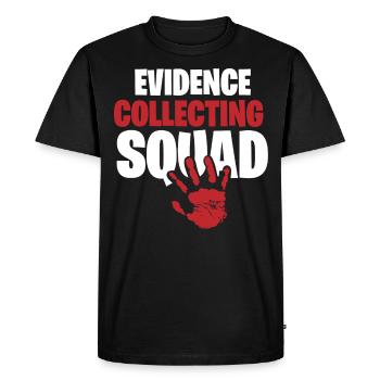 Forensic Scientist Costume - Men's Premium Organic T-Shirt - black - Front - Nico (187cm)