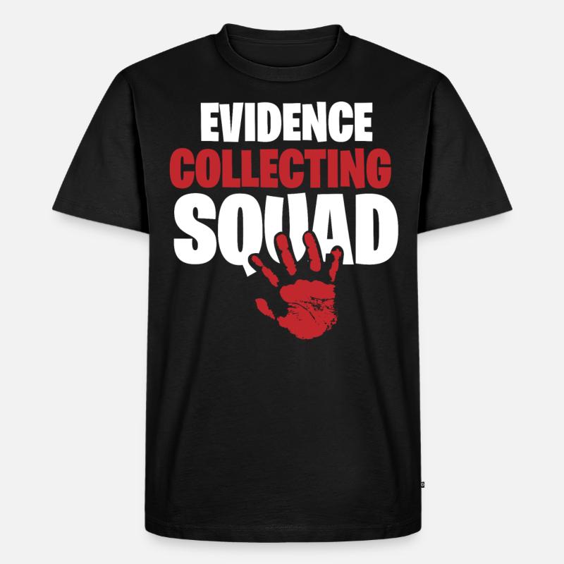Forensiker Kostüm - Männer Premium Bio T-Shirt - Schwarz