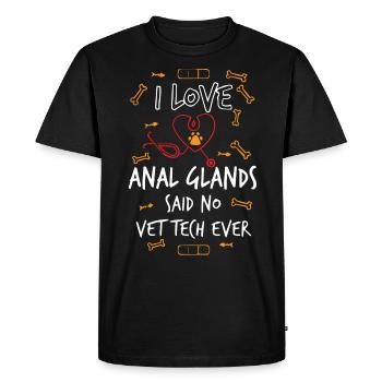 vétérinaire, vétérinaire, vétérinaire - T-shirt Premium bio Homme - noir - Devant - Nico (187cm)