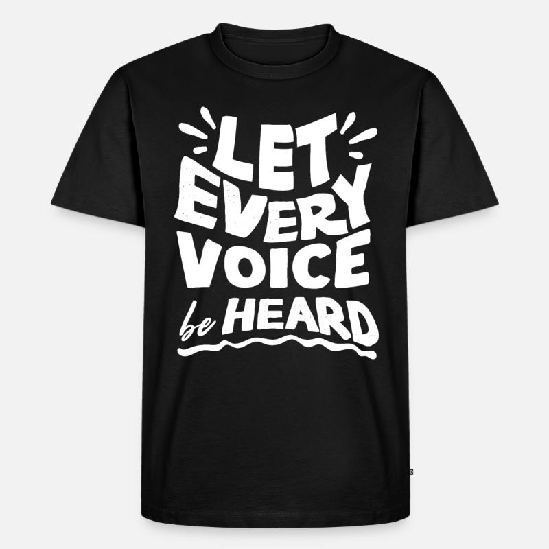 Speech-language pathology, speech-language pathologist - Men's Premium Organic T-Shirt - black