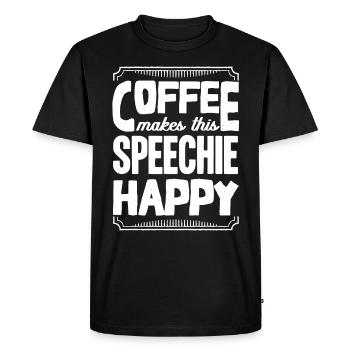 Speech-language pathology, speech-language pathologist - Men's Premium Organic T-Shirt - black - Front - Nico (187cm)