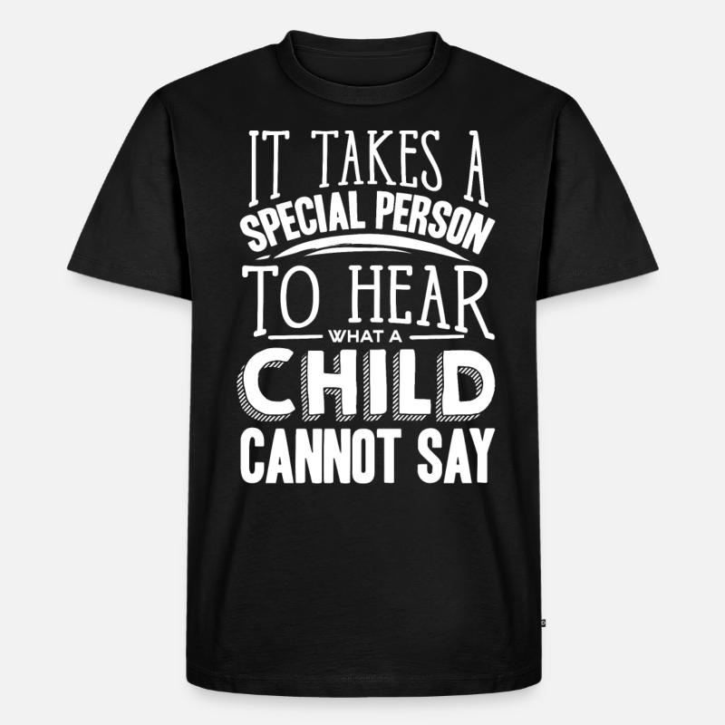 Speech-language pathology, speech-language pathologist - Men's Premium Organic T-Shirt - black