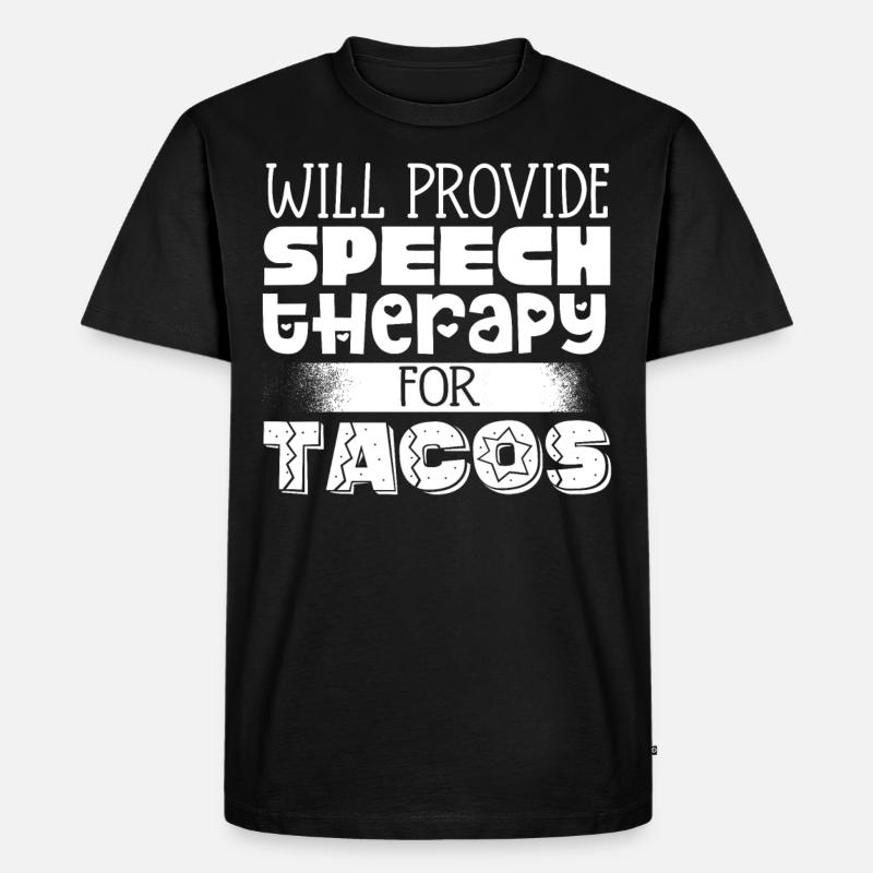 Speech-language pathology, speech-language pathologist - Men's Premium Organic T-Shirt - black