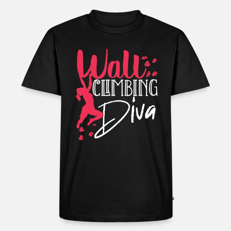 Wall climbers, wall climbers - Men's Premium Organic T-Shirt - black