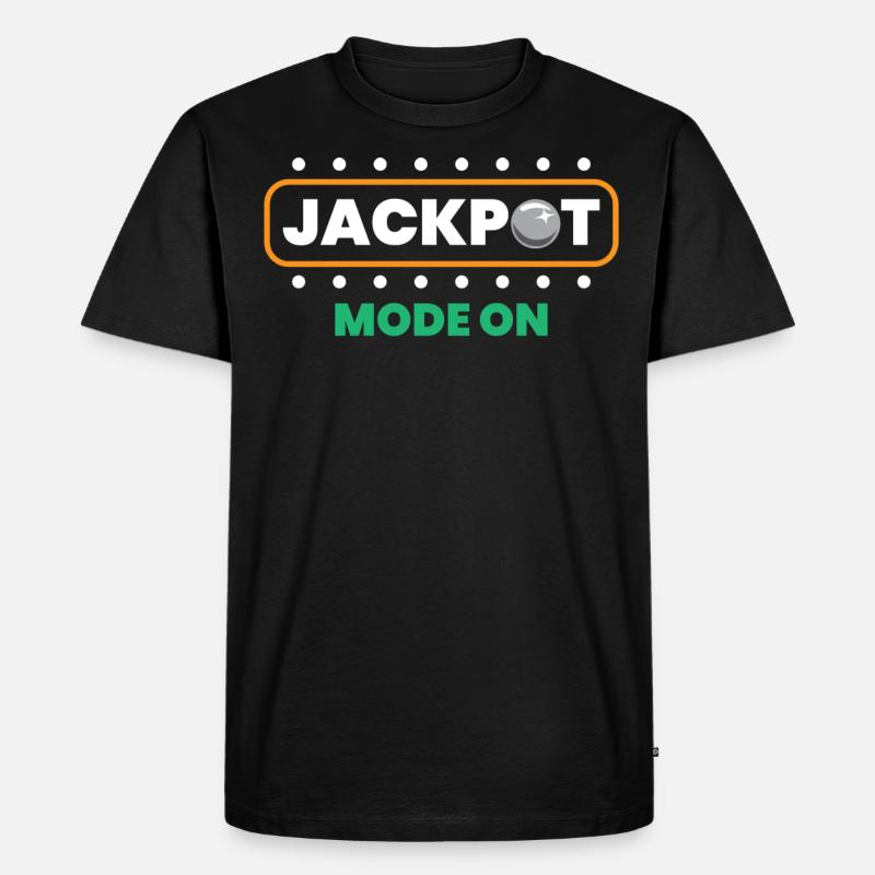 Flipperspieler - Männer Premium Bio T-Shirt - Schwarz