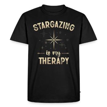 Astrophotography, Astronomy, Stargazing - Men's Premium Organic T-Shirt - black - Front - Nico (187cm)