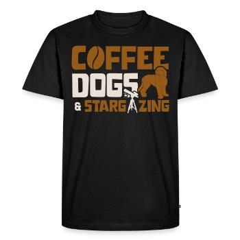 Astrophotography, astronomy, stargazing - Men's Premium Organic T-Shirt - black - Front - Nico (187cm)