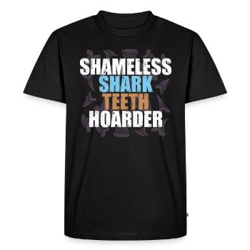 Sharks, shark counter collectors - Men's Premium Organic T-Shirt - black - Front - Nico (187cm)
