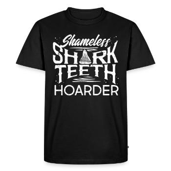 Sharks, shark counter collectors - Men's Premium Organic T-Shirt - black - Front - Nico (187cm)