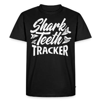 Sharks, shark counter collectors - Men's Premium Organic T-Shirt - black - Front - Nico (187cm)