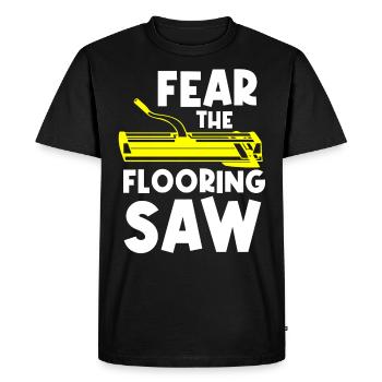 Floorers, tilers, tilers - Men's Premium Organic T-Shirt - black - Front - Nico (187cm)