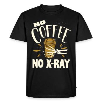 Technicien en rayons X, Technicien en radiologie - T-shirt Premium bio Homme - noir - Devant - Nico (187cm)