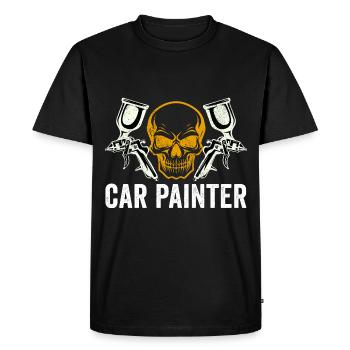 Automotive Car Painter Saying Auto Body Painter - Men's Premium Organic T-Shirt - black - Front - Nico (187cm)