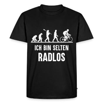Vélo Disant VTT Vélo de route E-Bike - T-shirt Premium bio Homme - noir - Devant - Nico (187cm)