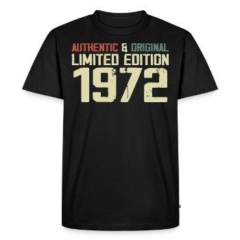 1972 Cadeau Anniversaire 1972 Vintage 1972 Rétro - T-shirt Premium bio Homme - noir - Devant - Nico (187cm)