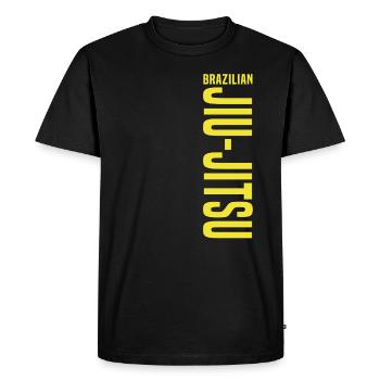 T-shirt Jiu Jitsu Brésilien JJB Jiu-Jitsu - T-shirt Premium bio Homme - noir - Devant - Nico (187cm)