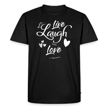 Proverbes - T-shirt Premium bio Homme - noir - Devant - Nico (187cm)