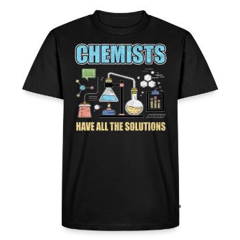 Laboratoire Éprouve - T-shirt Premium bio Homme - noir - Devant - Nico (187cm)