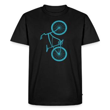 Vélo Vélo Vélo Courier Vélo Vélo - T-shirt Premium bio Homme - noir - Devant - Nico (187cm)