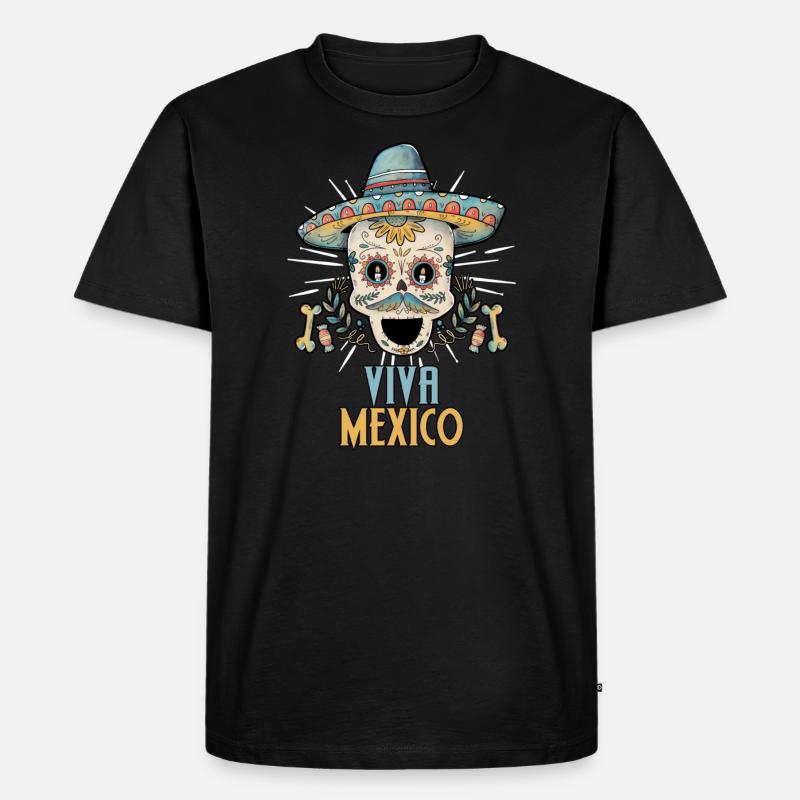 Mexiko - Männer Premium Bio T-Shirt - Schwarz