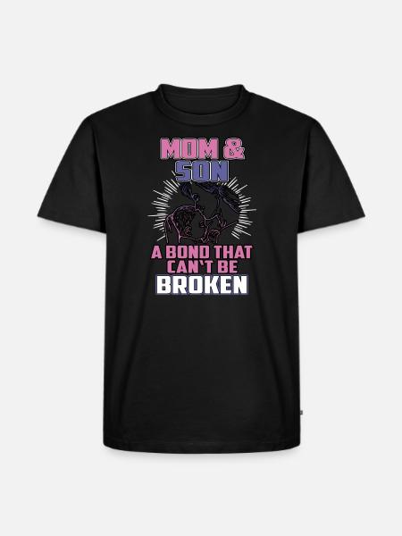 Mère et fils - T-shirt Premium bio Homme - noir