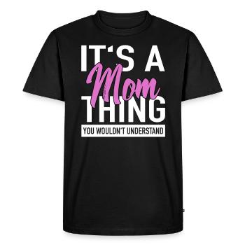 Meilleure maman maman - T-shirt Premium bio Homme - noir - Devant - Nico (187cm)