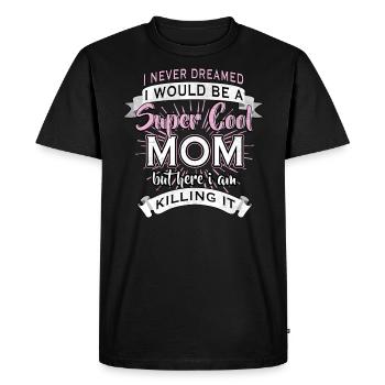 Meilleure maman maman - T-shirt Premium bio Homme - noir - Devant - Nico (187cm)