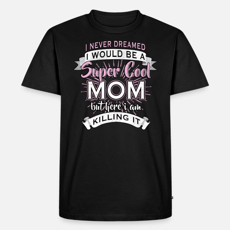 Beste Mutter Mama - Männer Premium Bio T-Shirt - Schwarz