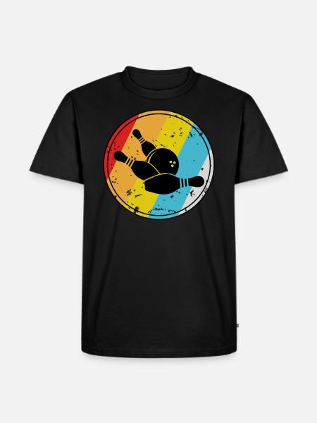 Boule de bowling - T-shirt Premium bio Homme - noir