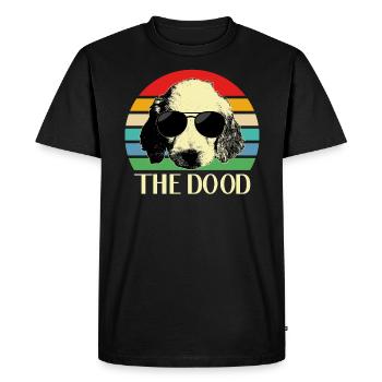 Goldendoodle chiens de race - T-shirt Premium bio Homme - noir - Devant - Nico (187cm)