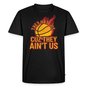 équipe de basket-ball - T-shirt Premium bio Homme - noir - Devant - Nico (187cm)
