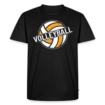 Ensemble de volley-ball de volley-ball - T-shirt Premium bio Homme - noir - Devant - Nico (187cm)