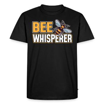 Bee bees - Men's Premium Organic T-Shirt - black - Front - Nico (187cm)