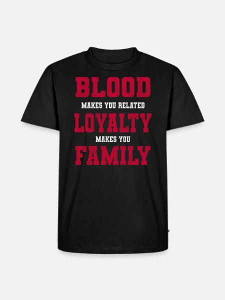 valeurs familiales - T-shirt Premium bio Homme - noir