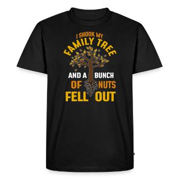 Family celebration family - Men's Premium Organic T-Shirt - black - Front - Nico (187cm)
