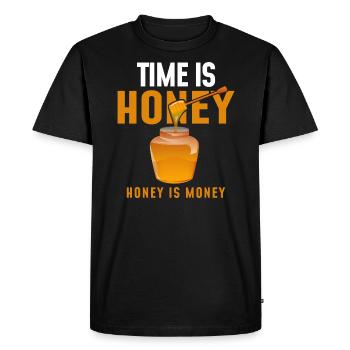 Abeille abeilles abeilles - T-shirt Premium bio Homme - noir - Devant - Nico (187cm)