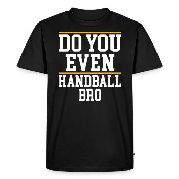 Handball Handball Handball Player - Men's Premium Organic T-Shirt - black - Front - Nico (187cm)
