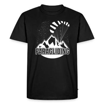 Parapente Parapente Parapente - T-shirt Premium bio Homme - noir - Devant - Nico (187cm)