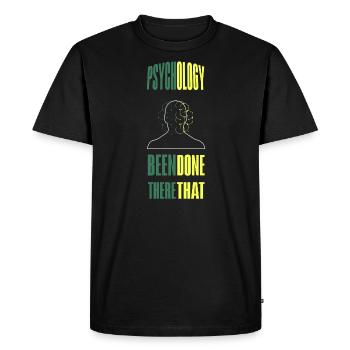 psychologie - T-shirt Premium bio Homme - noir - Devant - Nico (187cm)