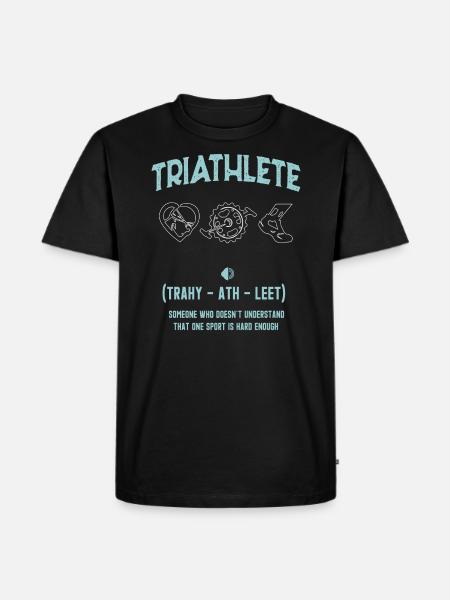 triathlète - T-shirt Premium bio Homme - noir