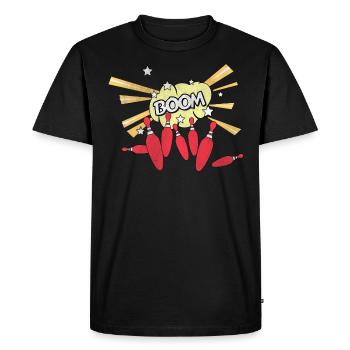 Bowling Ball Bowling Bowling Bowling Strike - Men's Premium Organic T-Shirt - black - Front - Nico (187cm)