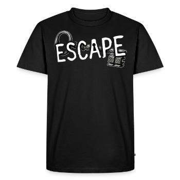 Escape Room 07 Escape Deneskort mystère - T-shirt Premium bio Homme - noir - Devant - Nico (187cm)