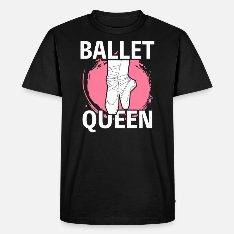 Ballet - Männer Premium Bio T-Shirt - Schwarz