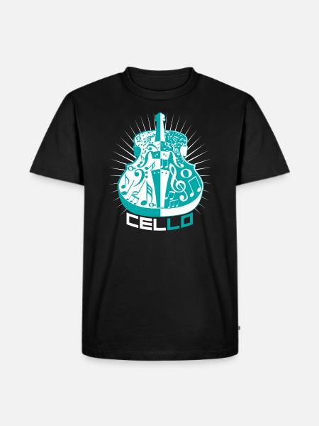 Violoncelle - T-shirt Premium bio Homme - noir
