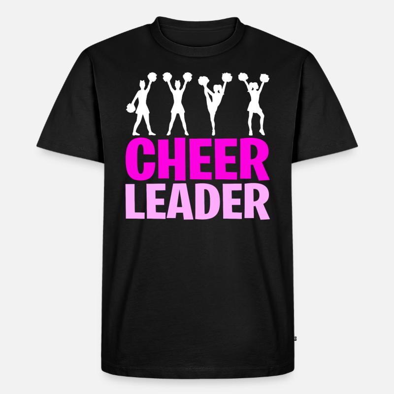 Cheerleader - Männer Premium Bio T-Shirt - Schwarz