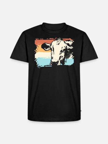 Vaches vaches - T-shirt Premium bio Homme - noir