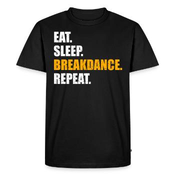 Breakdance breakdancing BBoy dancer - Men's Premium Organic T-Shirt - black - Front - Nico (187cm)