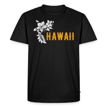 Hawaii - T-shirt Premium bio Homme - noir - Devant - Nico (187cm)