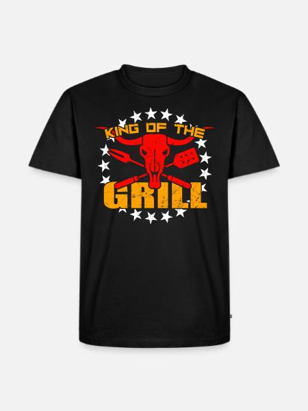Grillkönig - Men's Premium Organic T-Shirt - black